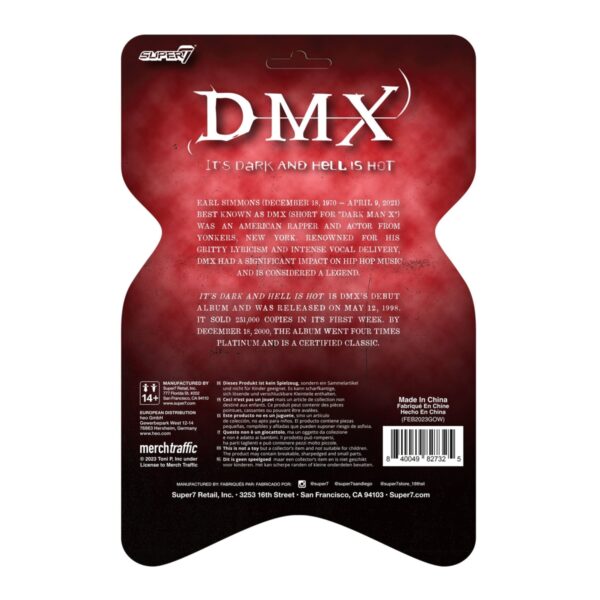 super 7 - DMX ReAction Figure (It's Dark And Hell Is Hot)