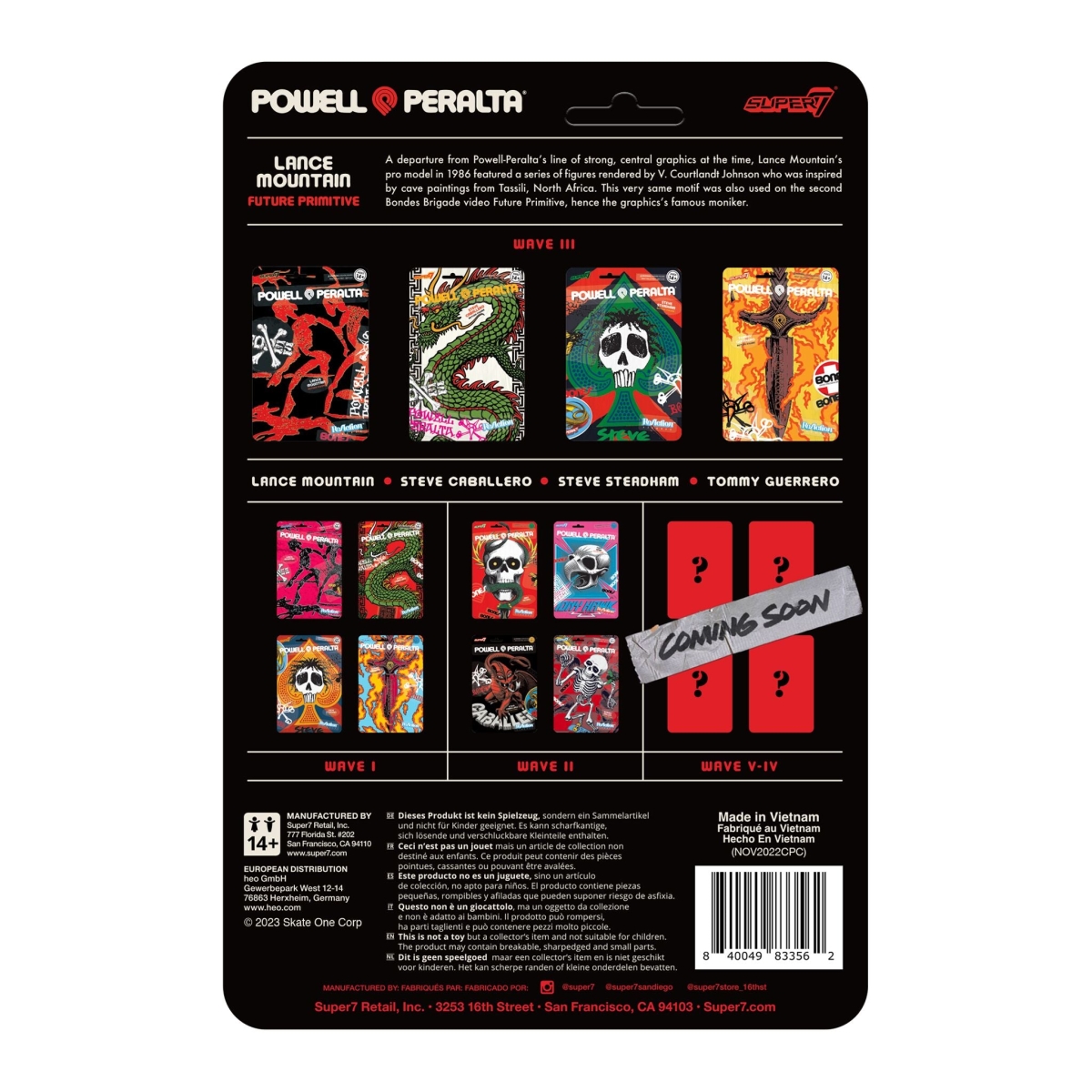 super 7 - Powell Peralta ReAction Figure Wave 3 Lance Mountain