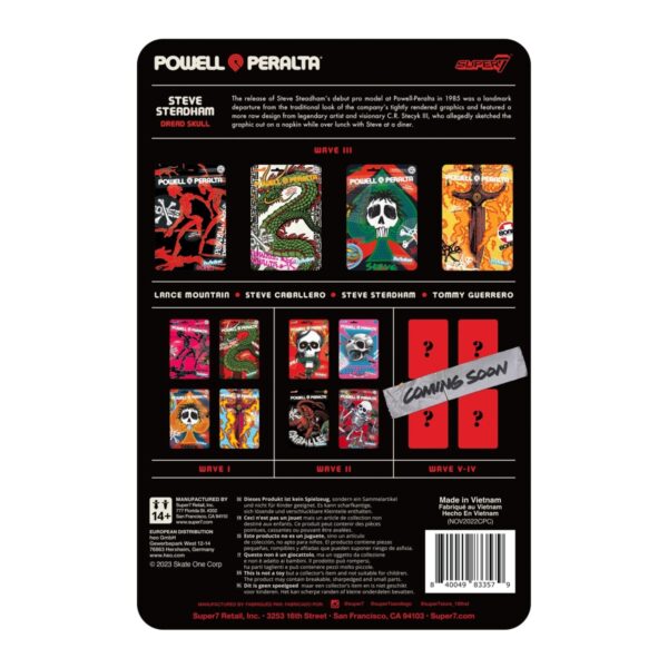 super 7 - Powell Peralta ReAction Figure Wave 3 Steve Steadham