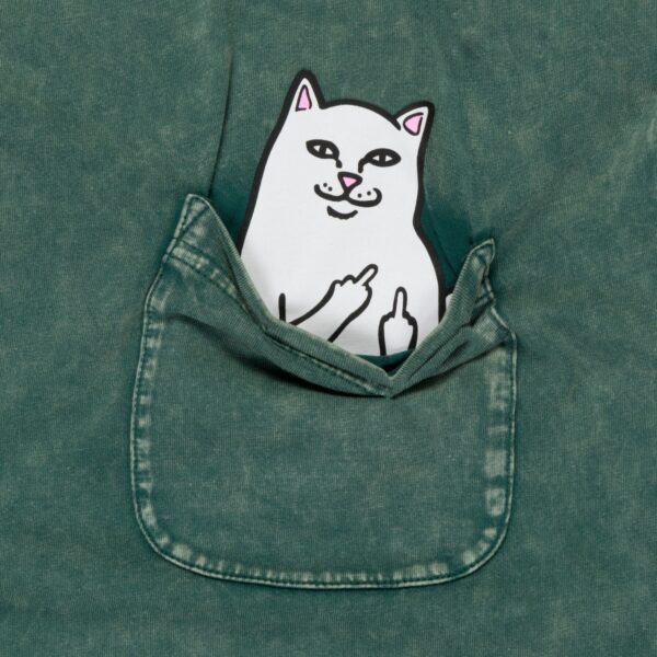 RIPNDIP LORD NERMAL POCKET T-SHIRT HUNTER MINERAL WASH