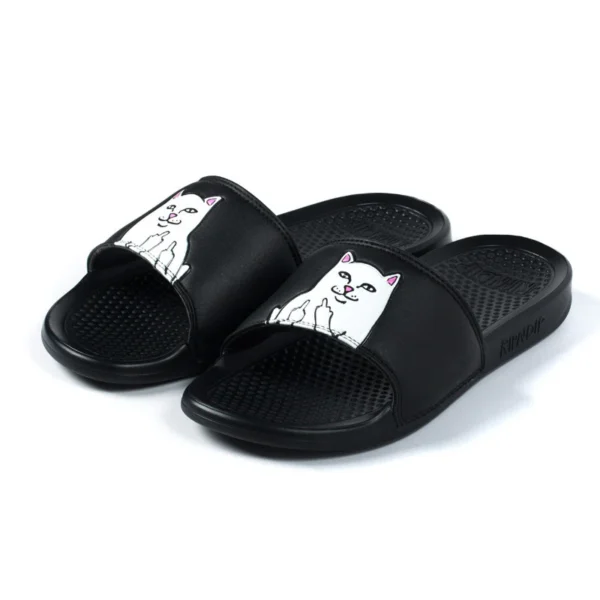 RIPNDIP LORD NERMAL SLIDES BLACK