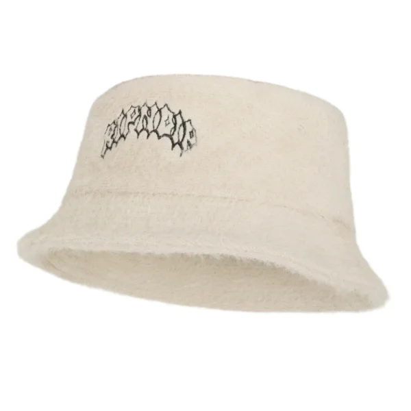 RIPNDIP ROSARY SHERPA BUCKET HAT OFF WHITE