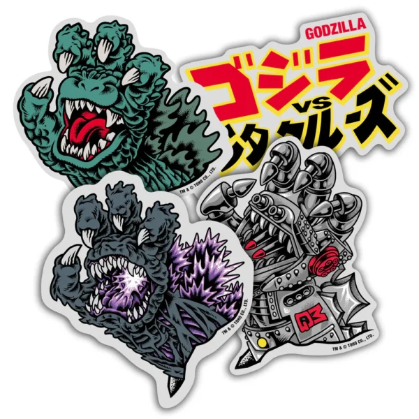 Santa Cruz X GODZILLA STICKERPACK