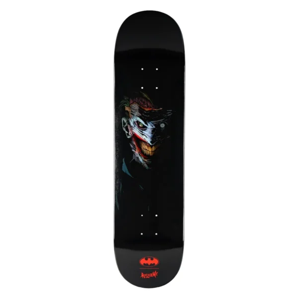 WELCOME X BATMAN JOKER SKATEBOARD DECK 8"