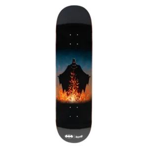 WELCOME X BATMAN bat flames SKATEBOARD DECK 8,5"