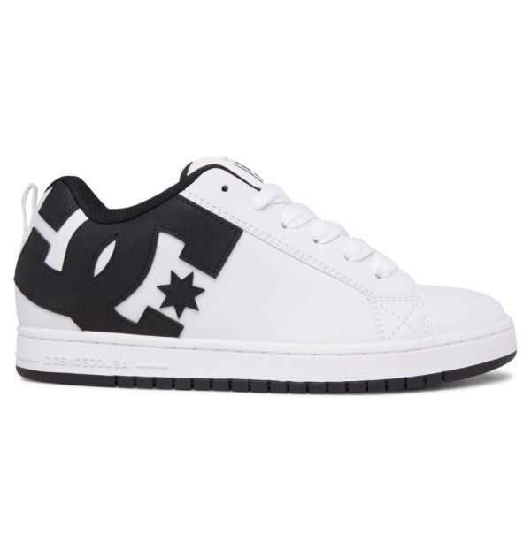 dc shoes court graffik white/black/black