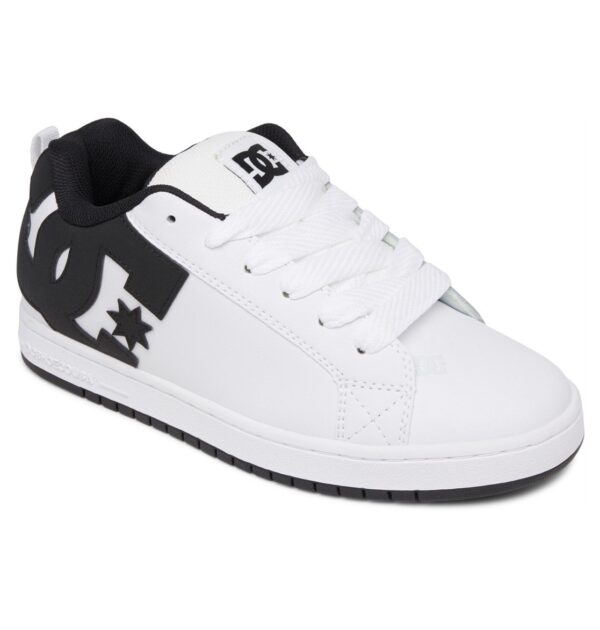 dc shoes court graffik white/black/black