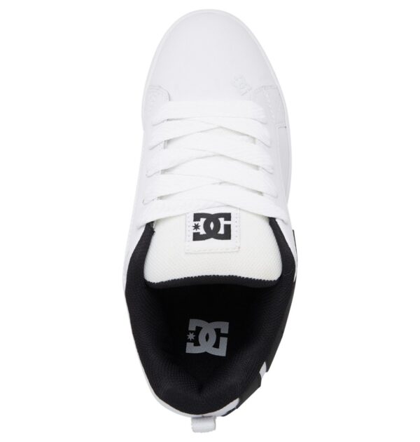 dc shoes court graffik white/black/black