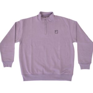 NNSNS BLOCKHEAD EMBROIDERY CREW AUBERGINE