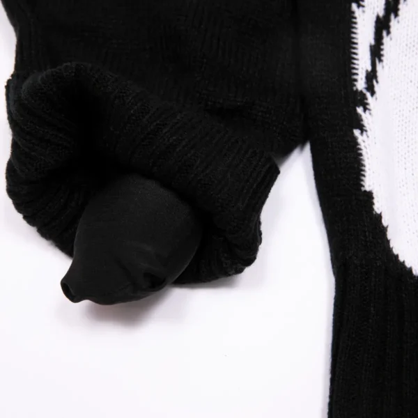 RIPNDIP LORD NERMAL FLIPPY KNITTY SWEATER BLACK