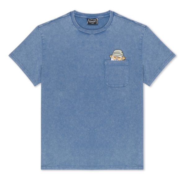 RIPNDIP NERMAL S POCKET T-SHIRT SLATE WASH MINERAL WASH