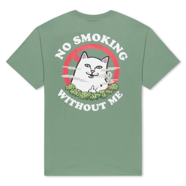 RIPNDIP NO SMOKING T-SHIRT LIGHT OLIVE