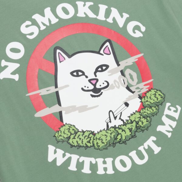 RIPNDIP NO SMOKING T-SHIRT LIGHT OLIVE