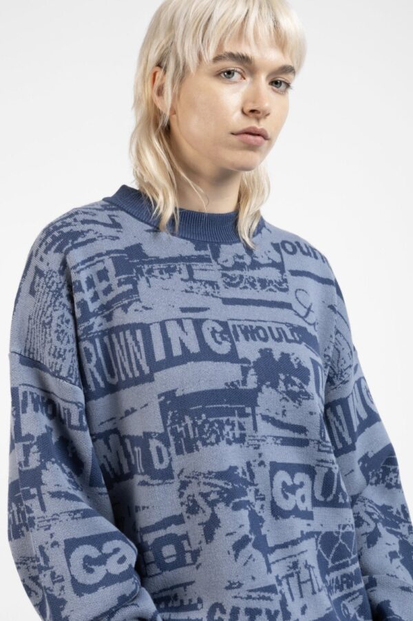 WASTED PARIS MIND SWEATER CREWNECK LIGHT BLUE