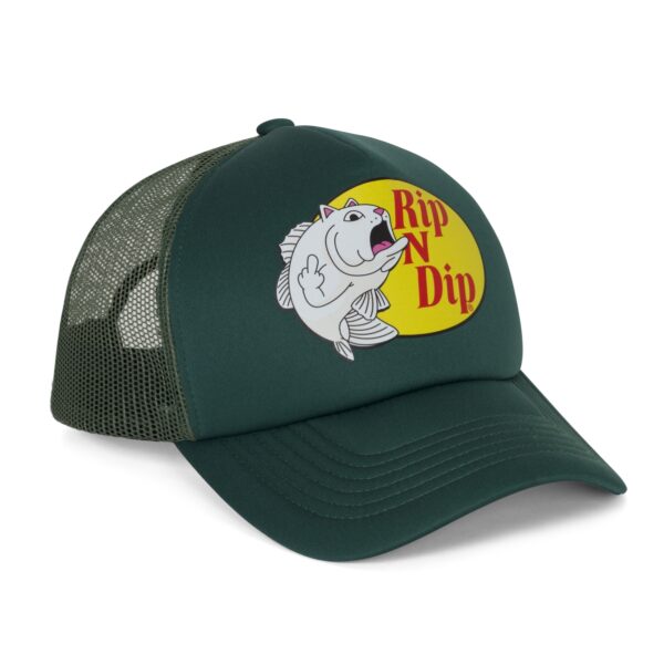 RIPNDIP CATFISH TRUCKER HAT LIGHT OLIVE