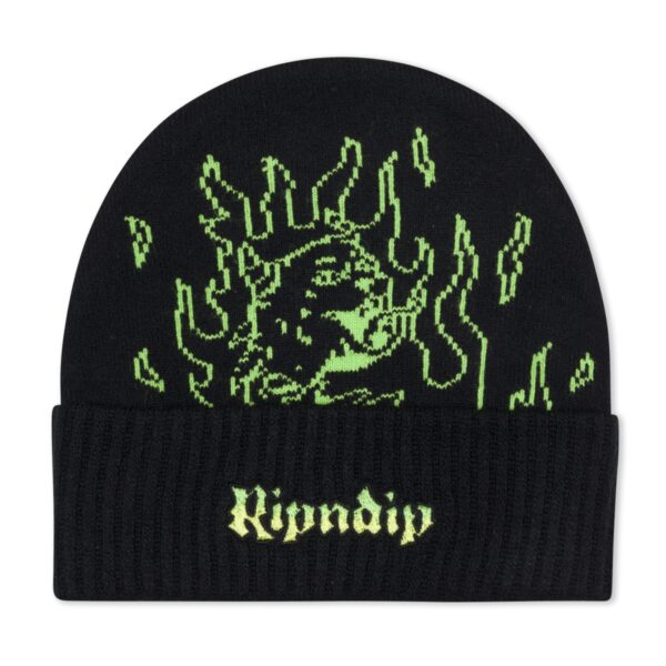 RIPNDIP HORNTAIL BEANIE BLACK