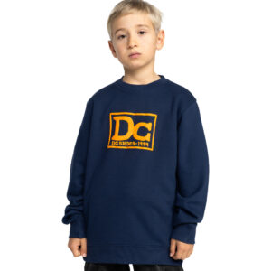 DC CREW SWEATSHIRT Tribute KIDS NAVY