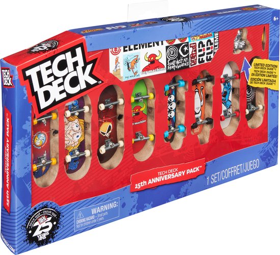 Tech Deck 25TH Anniversary Pack With Limited Edition DUDE