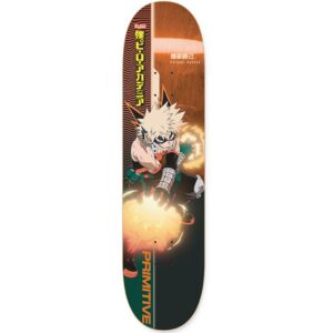 Primitive Katsuki Bakugo Skateboard Deck 8.25"