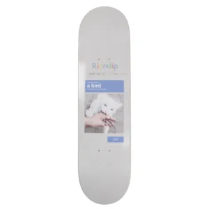 RIPNDIP A BIRD SKATEBOARD DECK GREY 8"