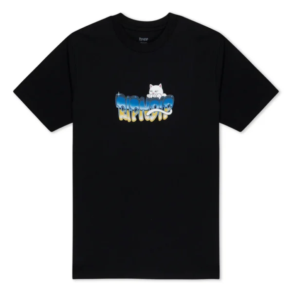 RIPNDIP CHROMA T-SHIRT BLACK