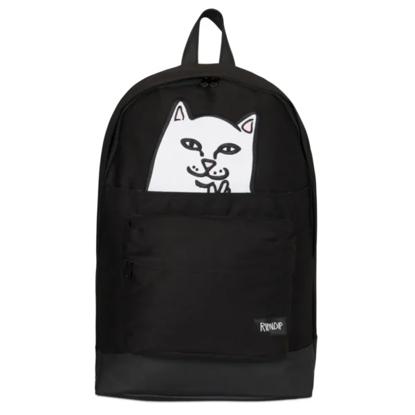 RIPNDIP LORD NERMAL VELCRO HANDS BACKPACK BLACK