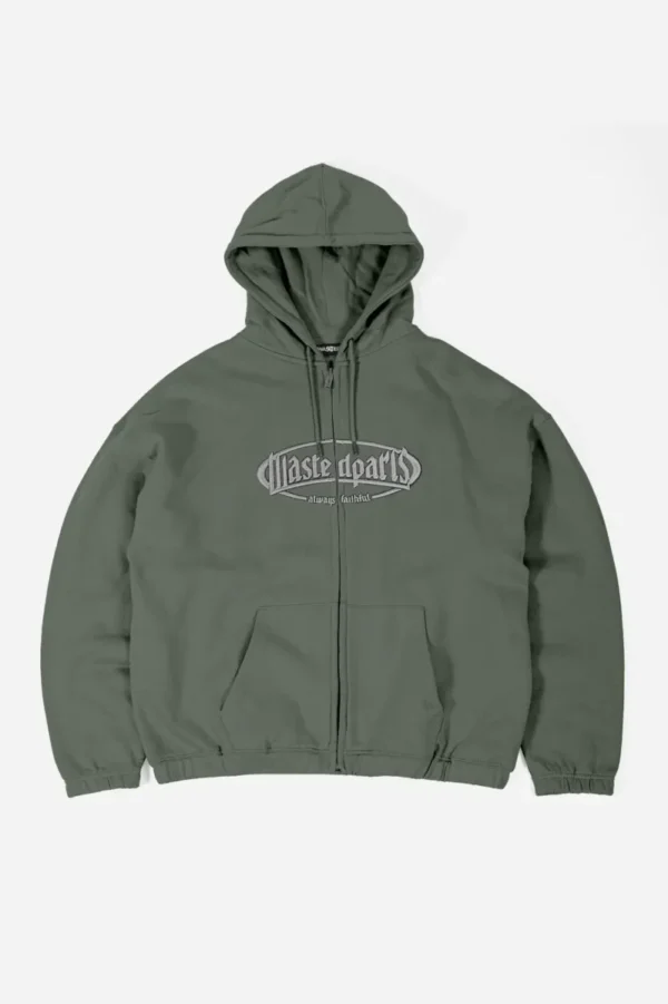 WASTED PARIS BOXY YARD ZIP HOODIE
