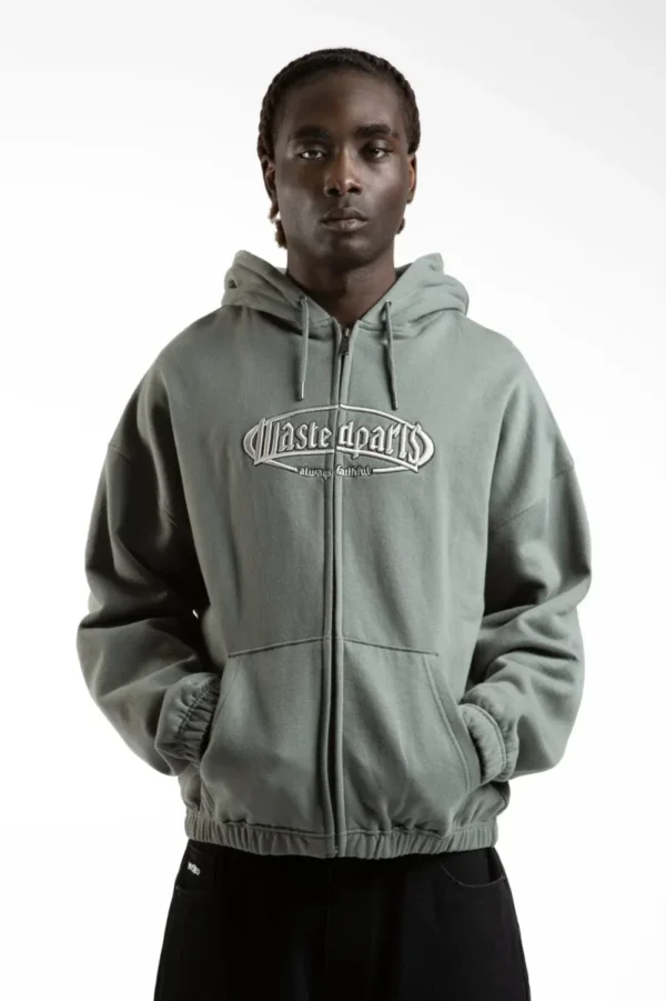 WASTED PARIS BOXY YARD ZIP HOODIE