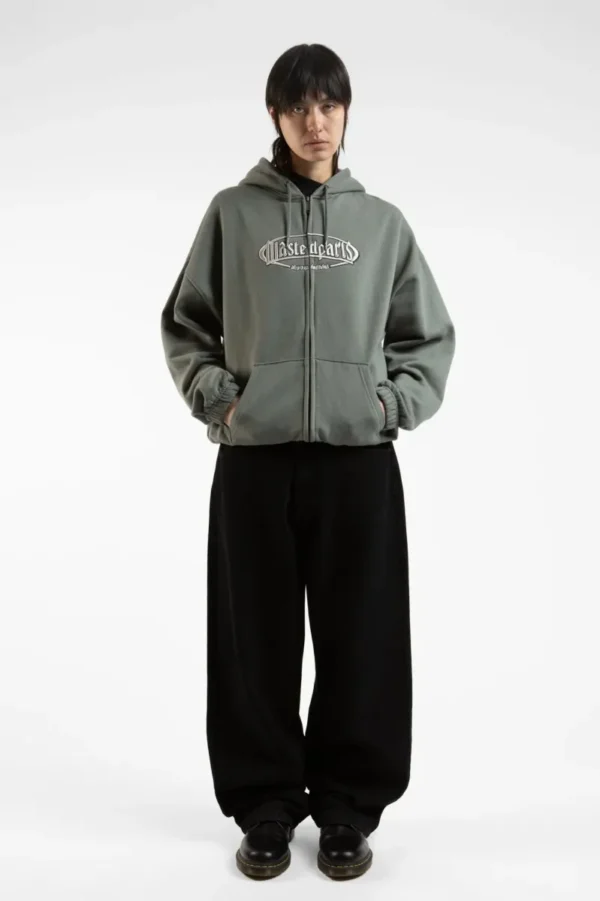 WASTED PARIS BOXY YARD ZIP HOODIE