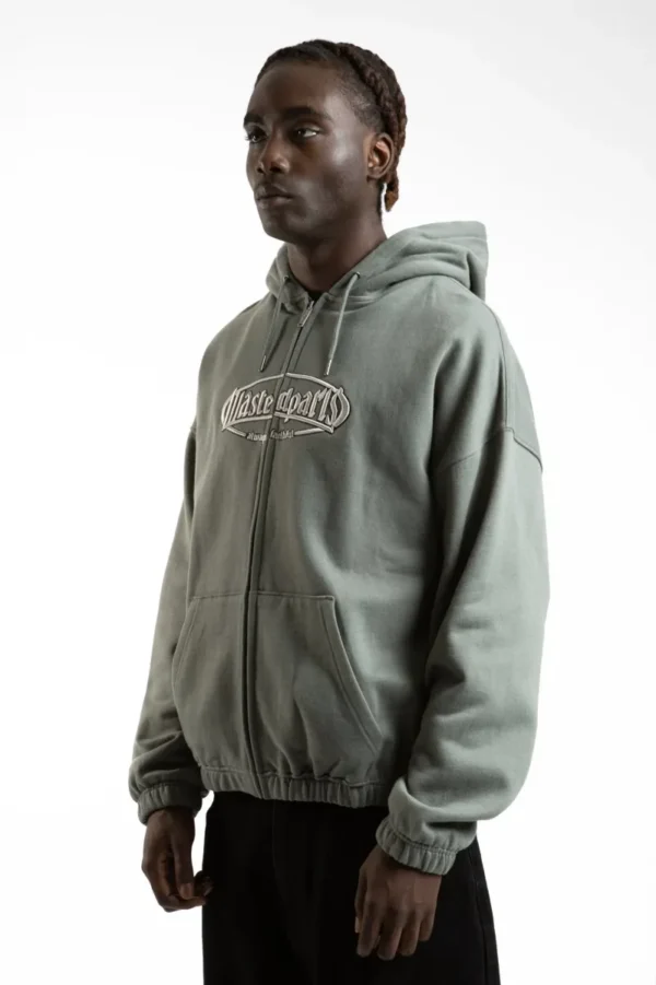 WASTED PARIS BOXY YARD ZIP HOODIE
