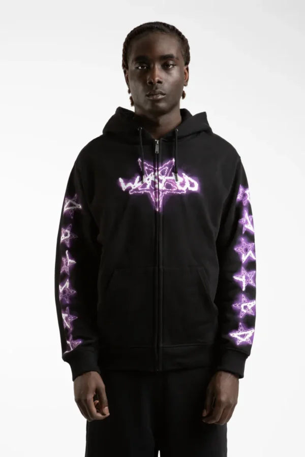 WASTED PARIS ZIP SURT HOODIE