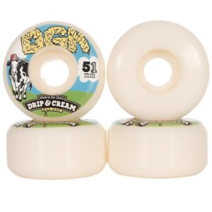 DGK WHEELS 51MM DRIP CREAM 101A