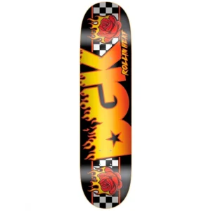 DGK skateboard DECK ROLLIN HEAT BLACK 8.06