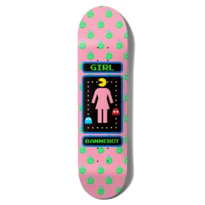GIRL SKATEBOARD DECK PAC-MAN BANNEROT 8.5