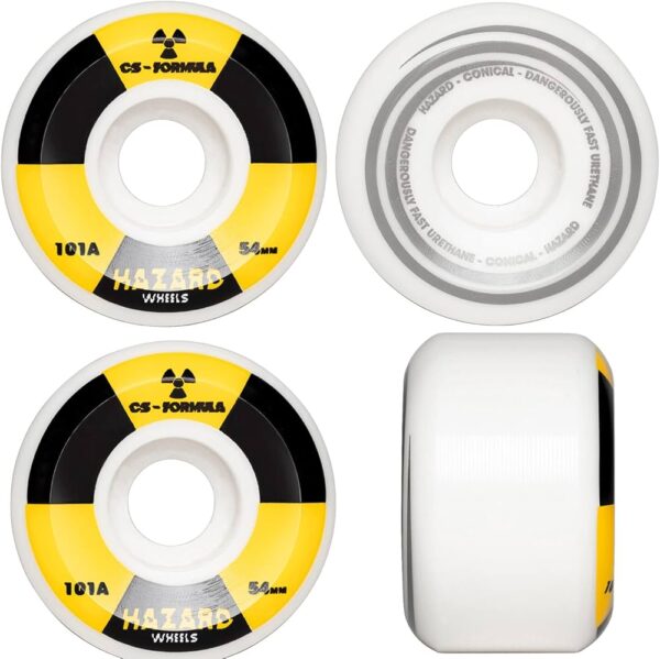 HAZARD WHEELS 54MM RADIO ACTIVE CONICAL 101A