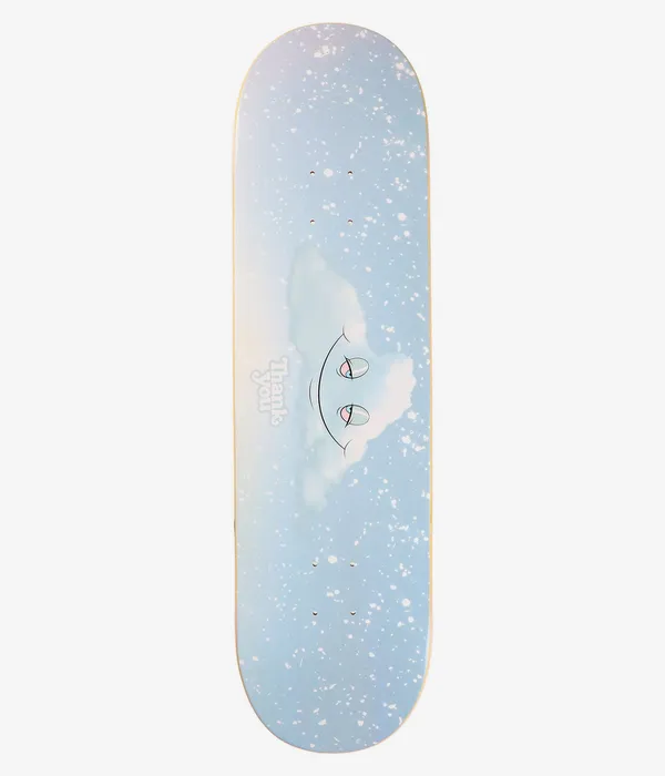 THANK YOU SKATEBOARD DECK HEAD IN THE SNOW CLOUDS 8.25