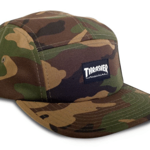 THRASHER CAP 5 PANEL CAMO