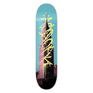 ZOO YORK SKATEBOARD DECK CHRYSLER TAG POP 8.25