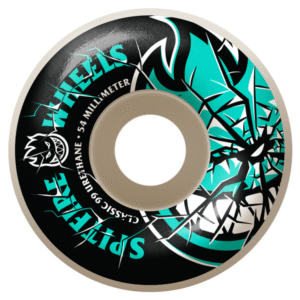 SPITFIRE WHEELS 54MM SHATTERED BIG HEAD WHITE 99D
