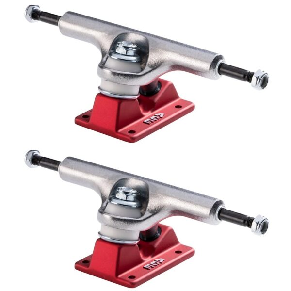 Ace Classic Raw Red Polished Skateboard Trucks Set 44 / 8,25"