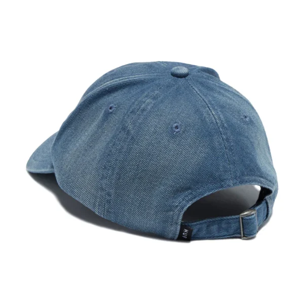 HUF Apollo Denim 6 Panel Cv Hat - Light Blue