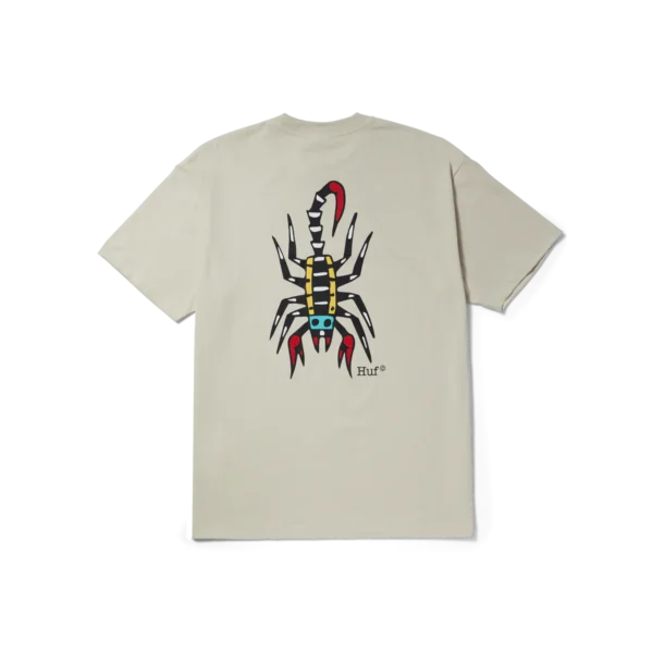 HUF BLEDSOE T-SHIRT - STONE