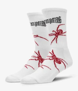 WASTED PARIS PHOBIA SOKKEN - WHITE ONE SIZE