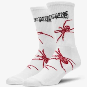 WASTED PARIS PHOBIA SOKKEN - WHITE ONE SIZE