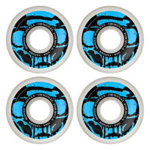 BONES WHEELS 100'S ORIGINAL MUMMY SKULLS V5 SIDECUT 100A 53MM (white-blue)
