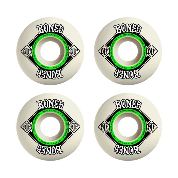 Bones Wheels STF 99A V4 Wide 53MM (OFFWHITE)