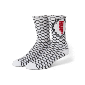 HUF BROKEN FENCE SOCKS (WHITE)
