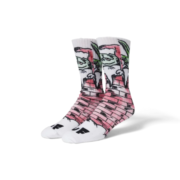 HUF Chimney Buddy Digital Sock (White)