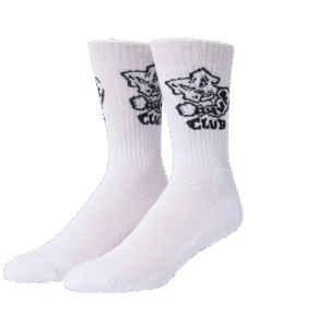 HUF Huf Club Crew Sock (White)
