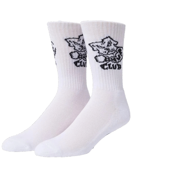 HUF Huf Club Crew Sock (White)